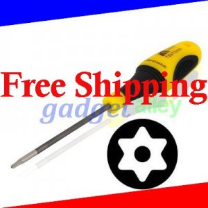 Torx T8H T8 Tamper proof Security screwdriver for Sony PlayStation 3 PS3 Slim Disassembly Yel