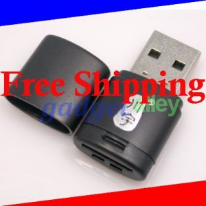 Micro SD SDHC SDXC TF TransFlash T-Flash Memory Card Reader USB 2.0 for Windows 7 XP Vista 64GB max