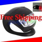 Silicone Bike Bicycle Rear Wheel LED Flash Red Light Safety Increase Visibility Attention Seeker