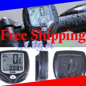 Wireless LCD Bike Bicycle Cycle Computer Odometer Speedometer Waterproof Sunding SD-548C