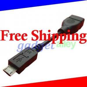 for HTC Desire S Micro USB OTG Host Adapter Cable Connection Kit