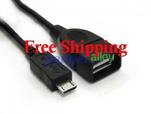 for Samsung Galaxy Note GT-I9228 Micro USB to USB Host OTG Cable On the Go