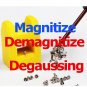 Magnetizer Demagnetizer Degaussing for Screwdriver Power Tool Driver Bit  (2 in a package)