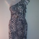 Leopard Top w/Slashed Shoulder