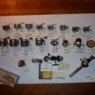++FISHING REEL COLLECTION++VINTAGE REELS (PENN/MITCHEL G/PFLUEGER/SHAKESPEARE AND MORE