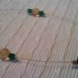 Green & Gold Wired Necklace