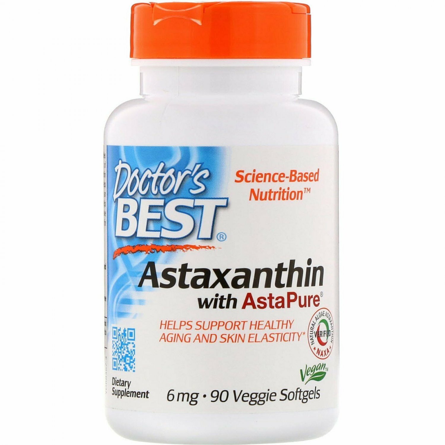 Doctor's Best Astaxanthin With AstaReal 6 mg 90 Softgels