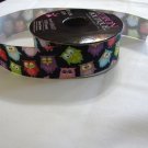 Very Cute Owl Ribbon 7/8" - 1 Yard