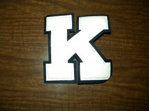 Letterman's Jacket Letter "K"