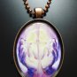 Antique copper Faith Healing Amulet Talisman Necklace