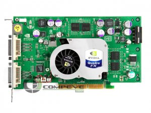 PNY nVIDIA QUADRO FX1100 FX 1100 VIDEO CARD AGP 8x, NEW