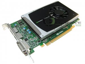 Dell nVidia Quadro 2000 1GB GDDR5 PCI-E x16 Fermi Video Card 2PNXF DP DVI