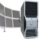 Dell Precision T7400 Octo 8 Core 3.0GHz/4GB/Win 7 - 6 Monitor Trading Computer
