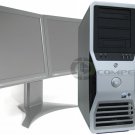 Dell T7400 Workstation Two Quad Core X5472 3.0GHz/6GB/80GB/FX 1500/Win 7 Desktop
