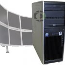 HP XW4600 Dual Core 2.33GHz/4GB RAM/Win 7 - 6 Monitor Desktop Computer Tower