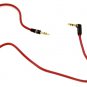 Monster Replacement L Plug Audio Cable 4 ft Cord 3.5mm Beats Dr. Dre Headphones