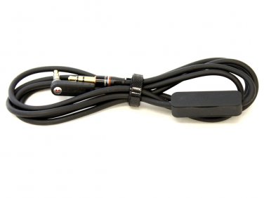Black Replacement Cord Cable Control Talk Mic for Monster beats Solo Studio