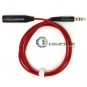 Genuine Monster Beats by Dr Dre Extension Cable Cord 3.5mm Male to Female Black