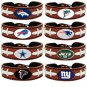 NFL Genuine football Bracelet Leather Asorted Team