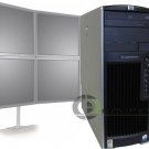 HP XW6400 Quad Core 2.66GHz/4GB/80GB 4 Monitor Trading Monitoring Workstation