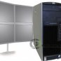 HP XW6400 Quad Core 2.66GHz/4GB/80GB 4 Monitor Trading Monitoring Workstation