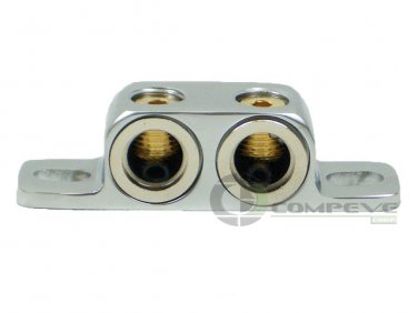 Kicker GT1 Ground Terminal Distribution Block Two 1/0 or 4 AWG Inputs 09GT1