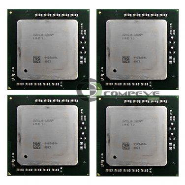 Lot of 4 Intel Xeon Processors 2.80 GHz 512K Cache 533 MHz FSB Prestonia SL6VN