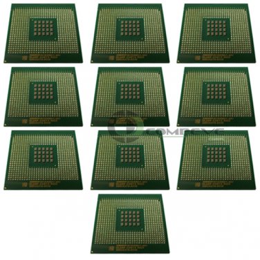 Lot of 10 Intel Xeon Processors 2.00 GHz 533 MHz FSB Socket 604 SL6NP CPU