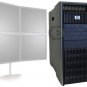 HP Trading Computer Z800 4 Monitors Intel Xeon QC x5560 2.8GHz 8GB RAM 500GB