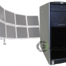 HP XW6400 Quad Core 2.66GHz/4GB/80GB 8 Monitor Trading Computer Workstation PC
