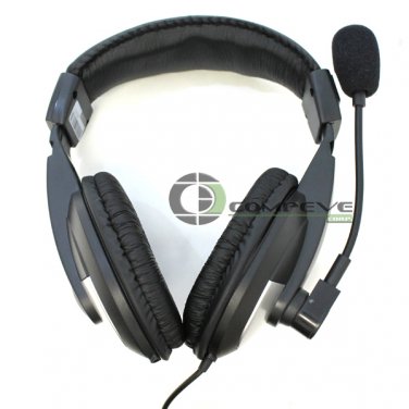HP Synchrotech Over the Ear Stereo Headphones w/ Microphone Gaming Webchat