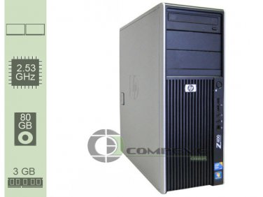 HP Z400 Workstation 2.53Ghz CPU 3GB DDR3 80GB FX 4600 Computer Desktop Win 7 Pro