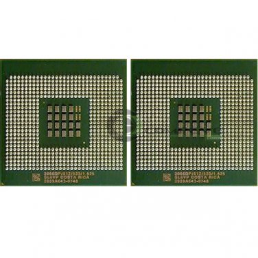 Matched Pair of Intel Xeon Processors 3.06 GHz 512K Cache 533 MHz FSB SL6VP CPU