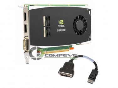 Nvidia Quadro FX 1800 PCI-E x16 768MB Video Graphics Card HP FY946AA 508284-001