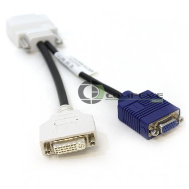 Foxconn DMS59 to 1 VGA and 1 DVI cable adapter 41R3362 IBM/Lenovo FRU:42Y8183