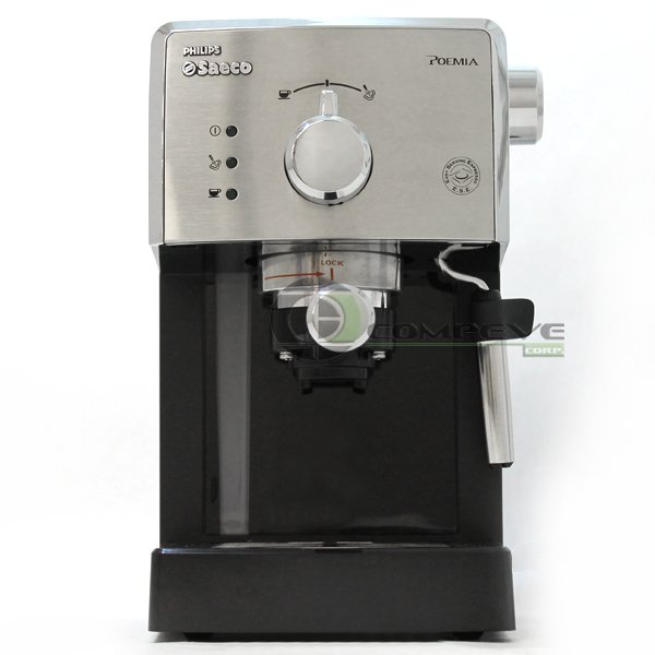 Philips Saeco HD8325/47 Manual Espresso Poemia, Class Black and Chrome 