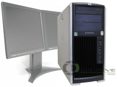 HP XW9300 Workstation Two AMD Opteron CPUs 2.6GHz 4GB RAM 80GB HDD NVS 285 No OS