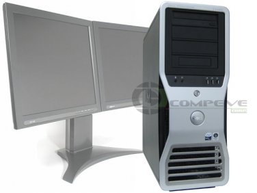 Dell T7400 Workstation 8 Core 2x E5440 2.83GHz 6GB 128GB SSD FX 1500 no OS PC