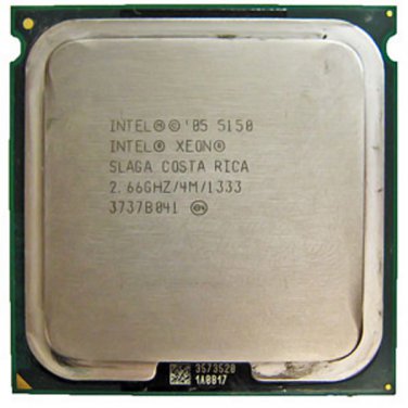 Intel Xeon 5150 Dual Core 2.66GHz 4M Cache 1333MHz FSB SLAGA
