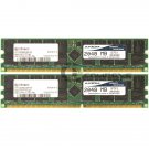 Infineon 2x 2GB PC-3200 DDR ECC Reg CL3 184-pin DIMM HYS72D256220GBR-5-B Memory