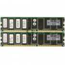 HP 4GB 2x2GB PC2100 DDR ECC Reg 184-pin DIMM Memory HPQ00-21183-714PD 261586-051