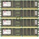 Kingston 2GB 4x512MB PC2100 266MHz ECC Reg 184-Pin DIMM Memory KVR266X72RC25/512