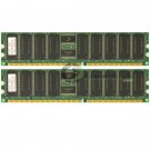 Elpida 1GB 2x512MB PC2100 DDR-266MHz ECC Reg 184-Pin DIMM Memory EBD51RC4AAFA-7B