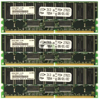 SuperMicro 3GB (3x1GB) PC-2100 266MHz ECC Registered 184-pin Memory Module