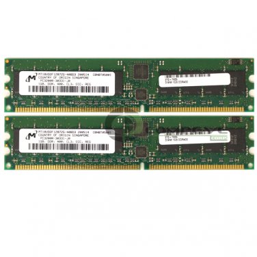 Sun 2GB (2x1GB) PC3200 DDR-400MHz ECC Reg 184-pin DIMM Memory Module 370-7805