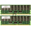 Nanya 1GB 2x512MB PC1600 ECC Reg 184-pin DIMM Memory Module NT512D72S4PAKGR-8B