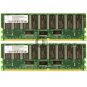 Nanya 1GB 2x512MB PC1600 ECC Reg 184-pin DIMM Memory Module NT512D72S4PAKGR-8B