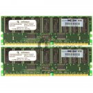Infineon 1GB 2x512MB PC1600 ECC Reg 184-pin Memory HYS72D64000GR-8-B 175918-042