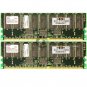 Samsung 1GB 2x512MB PC1600 ECC Reg 184-pin DIMM Memory M383L6420DTS-CA0Q0