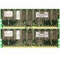 Samsung 1GB 2x512MB PC1600 ECC Reg 184-pin DIMM Memory M383L6420DTS-CA0Q0